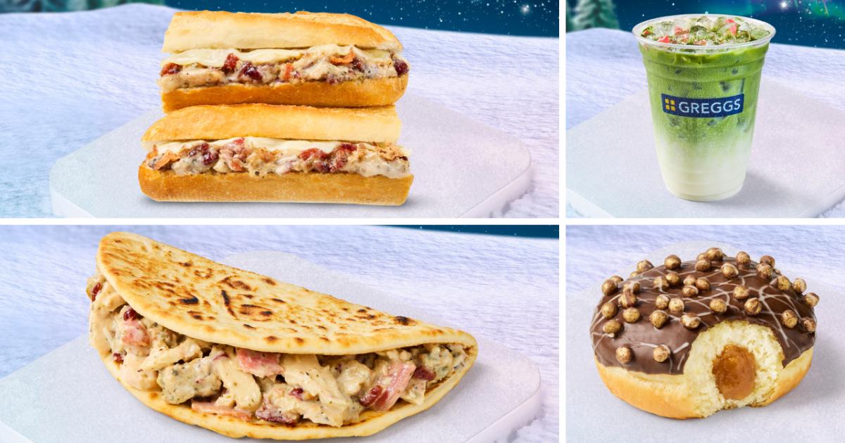 Greggs Weihnachtsmenü 2026 - | Neue Gerichte treffen in wenigen Tagen in ...