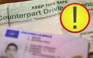 Personal data warning issued to driving licence holders in the UK. (PA/Canva)