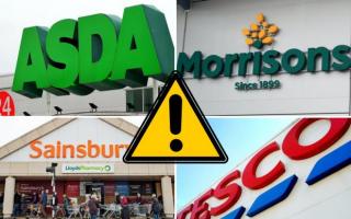 Tesco, Morrisons, Asda and Sainsbury's issue 'do not eat' warning amid recalls. (PA)