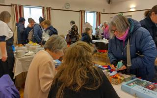 The sale took place at Storth Village Hall