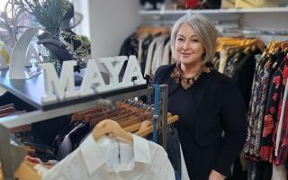 Owner Amanda Slattery inside her shop Maya Maya
