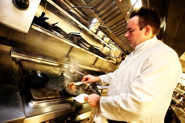 Justin Woods, head chef at The Castle Green Hotel, Kendal, and Greenhouse restaurant