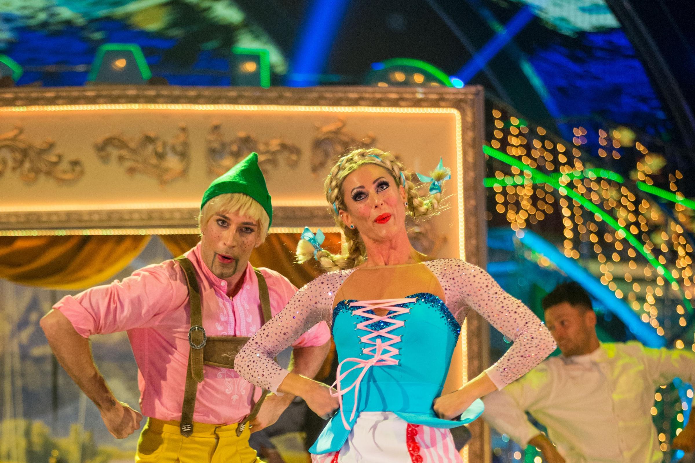 Faye Tozer tops Strictly leaderboard for second week running with perfect score