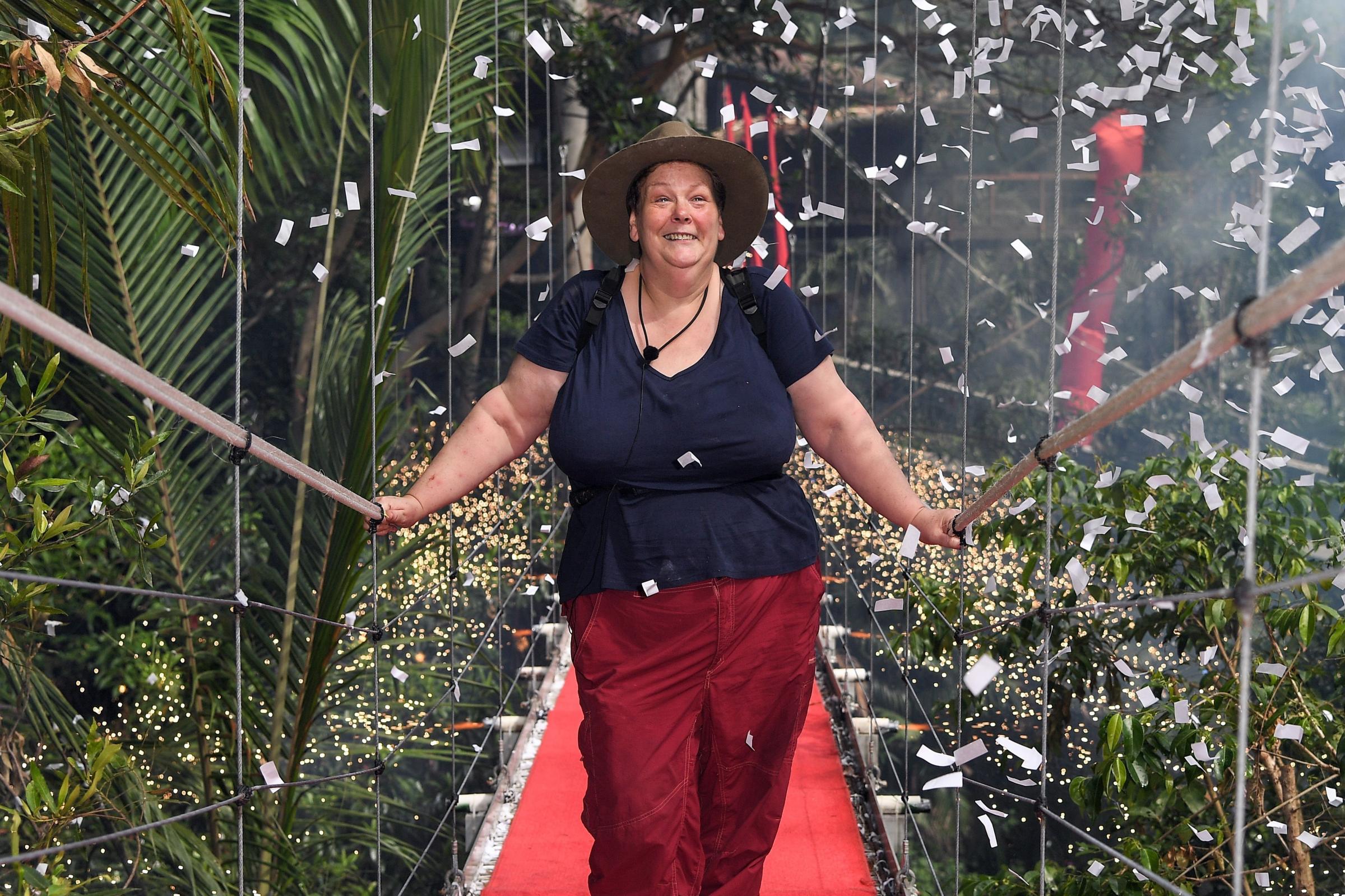 Anne Hegerty becomes fifth contestant to leave I’m A Celebrity after public vote